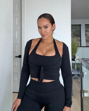 Luxe 3-Piece Jet Black Set