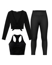 Luxe 3-Piece Jet Black Set