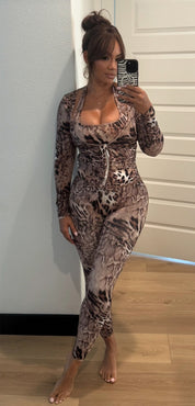 Untamed Luxe 3-Piece Animal Print Set